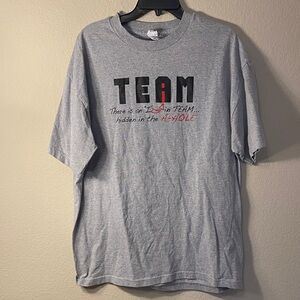 Alstyle Gray Team Graphic Men's T-Shirt